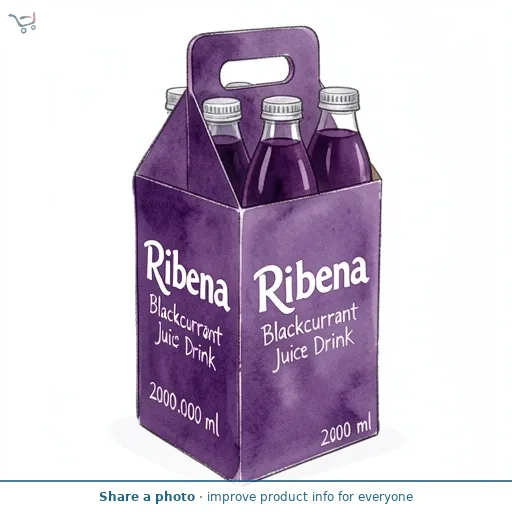 Ribena Blackcurrant Juice Drink 4x500ml
