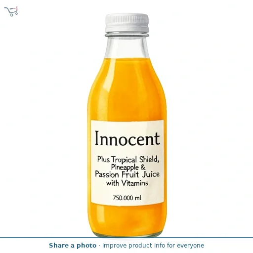 Innocent Plus Tropical Shield, Pineapple & Passion Fruit Juice with Vitamins 750ml