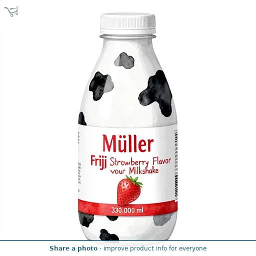 Müller Frijj Strawberry Flavour Milkshake 330ml