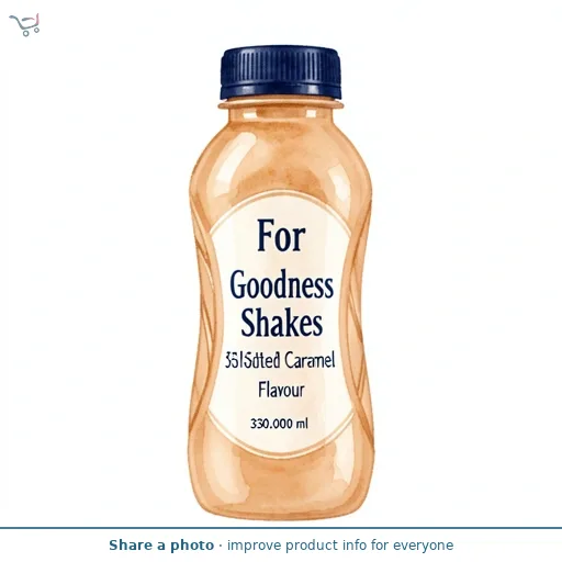 For Goodness Shakes Salted Caramel Flavour Protein 330ml