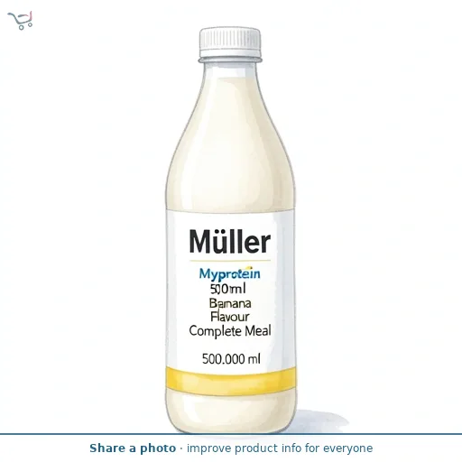 Müller Myprotein 500ml Banana Flavour Complete Meal
