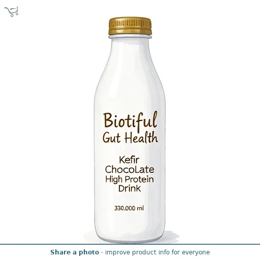 Biotiful Gut Health Kefir Chocolate High Protein Drink 330ml