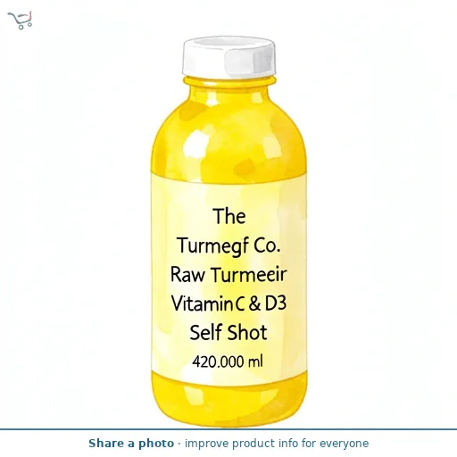 The Turmeric Co. Raw Turmeric Vitamin C & D3 Self Shot 420ml