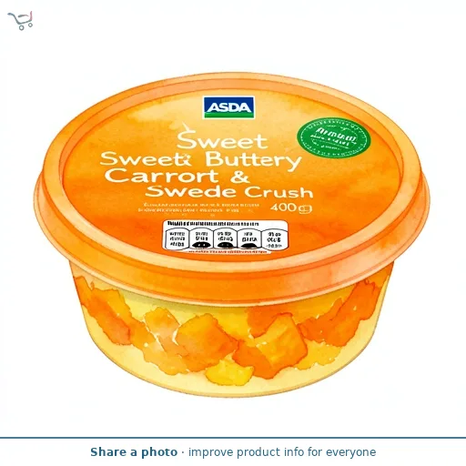 ASDA Sweet & Buttery Carrot & Swede Crush 400g
