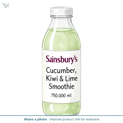Sainsbury's Cucumber, Kiwi & Lime Smoothie 750ml