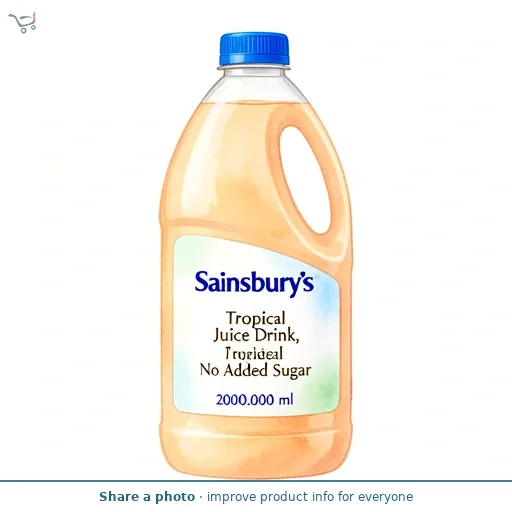 Sainsbury's Tropical Juice Drink, No Added Sugar 2L
