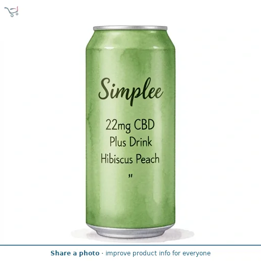 Simplee 22mg CBD Plus Drink Hibiscus Peach