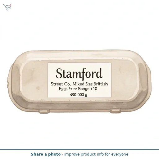 Stamford Street Co. Mixed Size British Eggs Free Range x10 490g