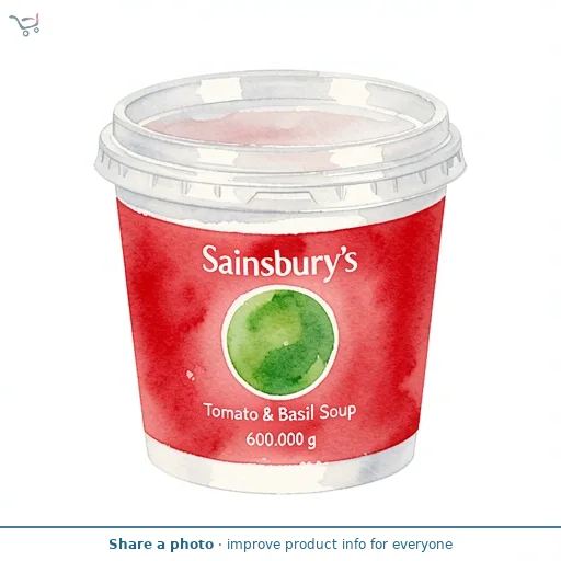Sainsbury's Tomato & Basil Soup 600g