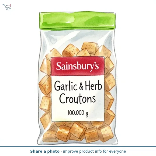 Sainsbury's Garlic & Herb Croutons 100g