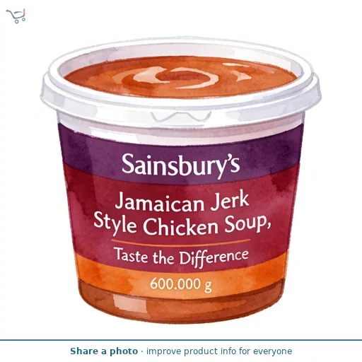 Sainsbury's Jamaican Jerk Style Chicken Soup, Taste the Difference 600g