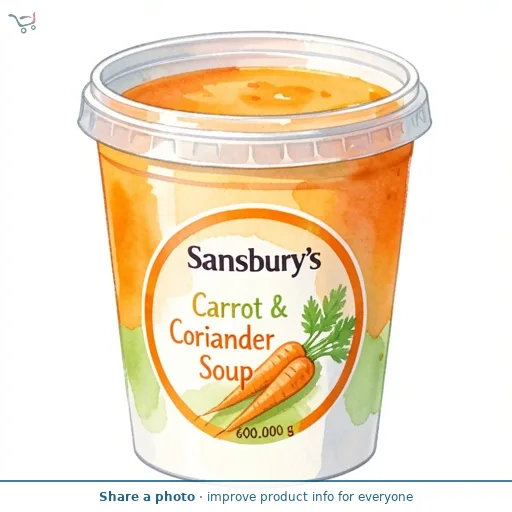 Sainsbury's Carrot & Coriander Soup 600g