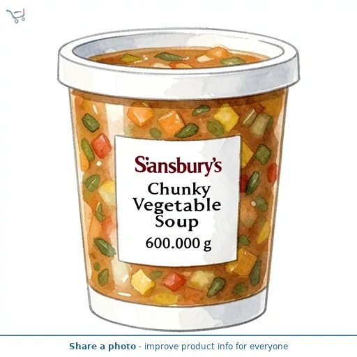 Sainsbury's Chunky Vegetable Soup 600g