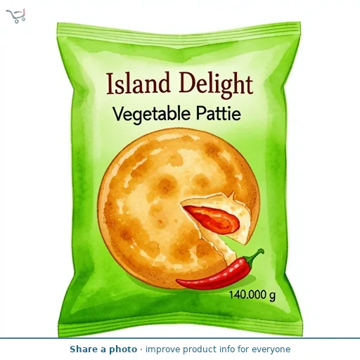 Island Delight Vegetable Pattie 140g