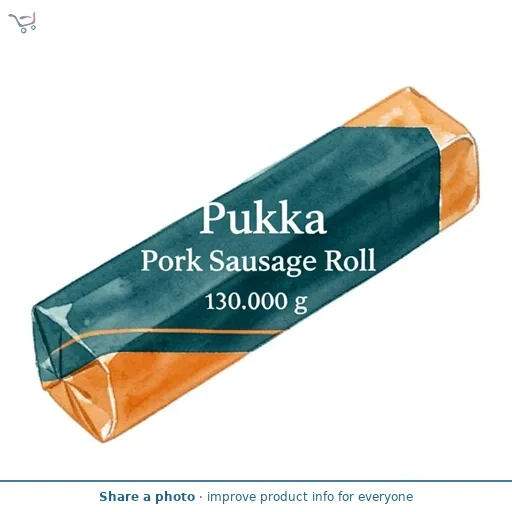 Pukka Pork Sausage Roll 130g