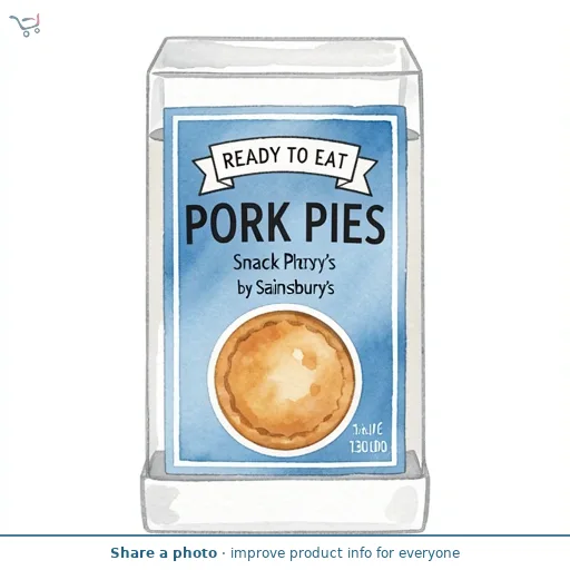 Sainsbury's Snack Pork Pies x2 130g