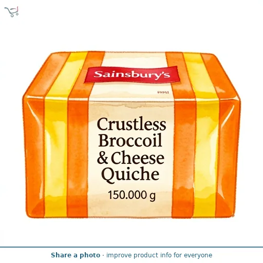 Sainsbury's Crustless Broccoli Tomato & Cheese Quiche 150g