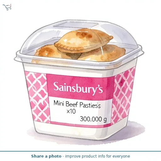 Sainsbury's Mini Beef Pasties x10 300g