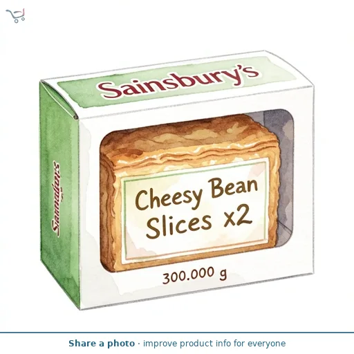 Sainsbury's Cheesy Bean Slices x2 300g