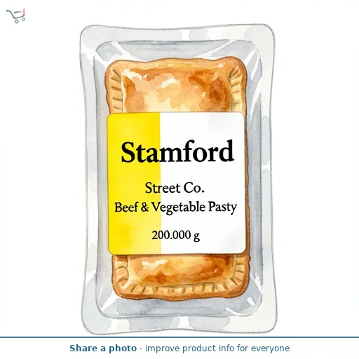 Stamford Street Co. Beef & Vegetable Pasty 200g