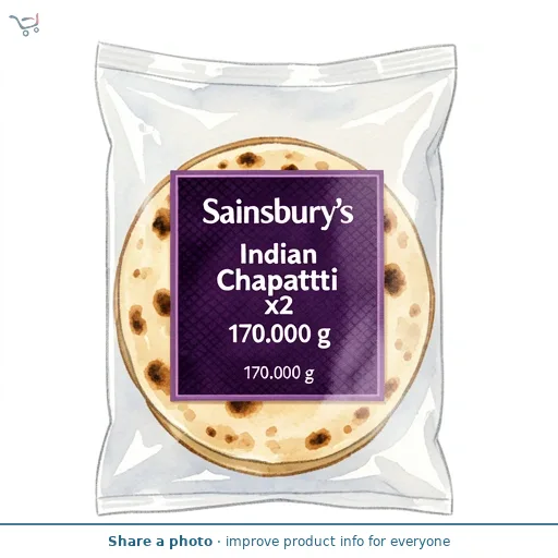 Sainsbury's Indian Chapatti x2 170g
