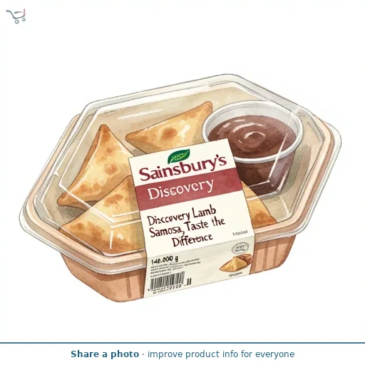 Sainsbury's Discovery 140g Lamb Samosa, Taste the Difference