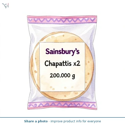 Sainsbury's Chapattis x2 200g