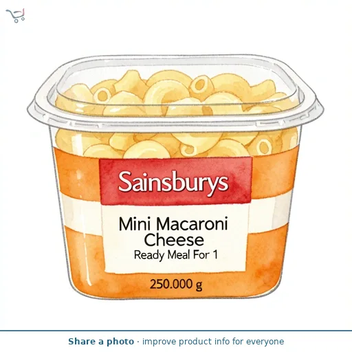 Sainsbury's Mini Macaroni Cheese Ready Meal For 1 250g