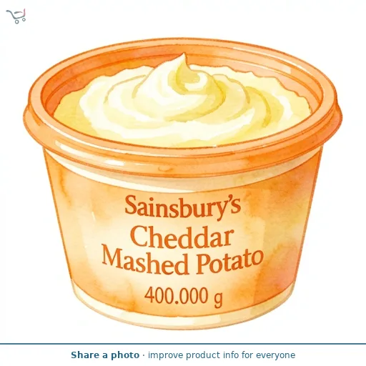 Sainsbury's Cheddar Mashed Potato 400g