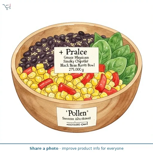 Pollen + Grace Mexican Smoky Chipotle & Black Bean Burrito Bowl 275g