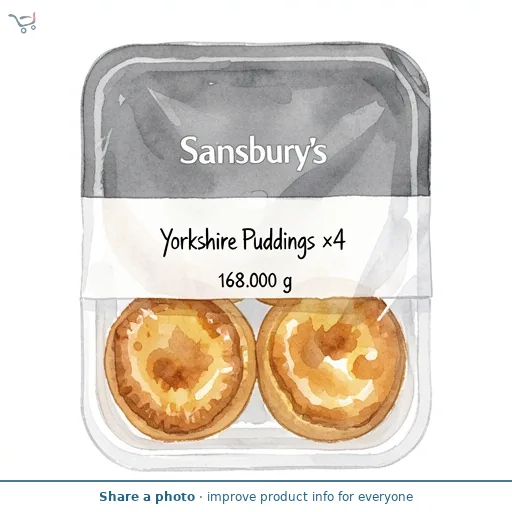 Sainsbury's Yorkshire Puddings x4 168g