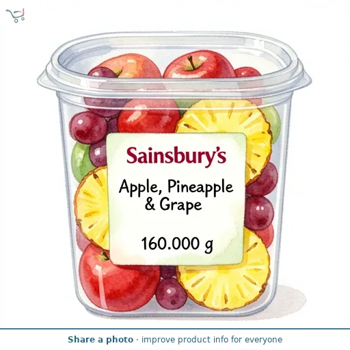 Sainsbury's Apple, Pineapple & Grape 160g