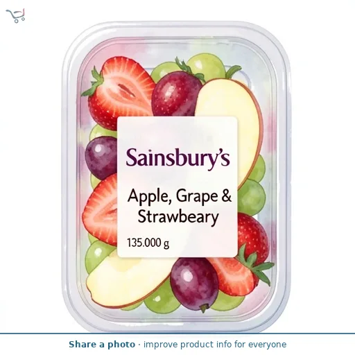 Sainsbury's Apple, Grape & Strawberry 135g