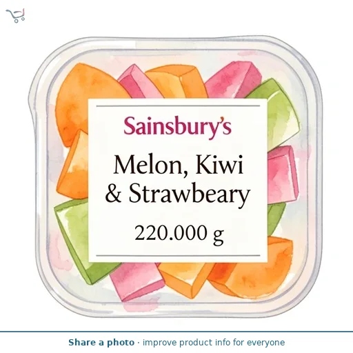 Sainsbury's Melon, Kiwi & Strawberry 220g