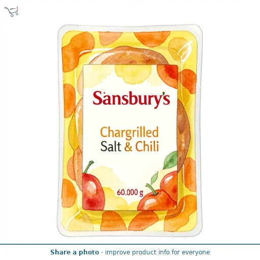 Sainsbury's Chargrilled Salt & Chilli 60g