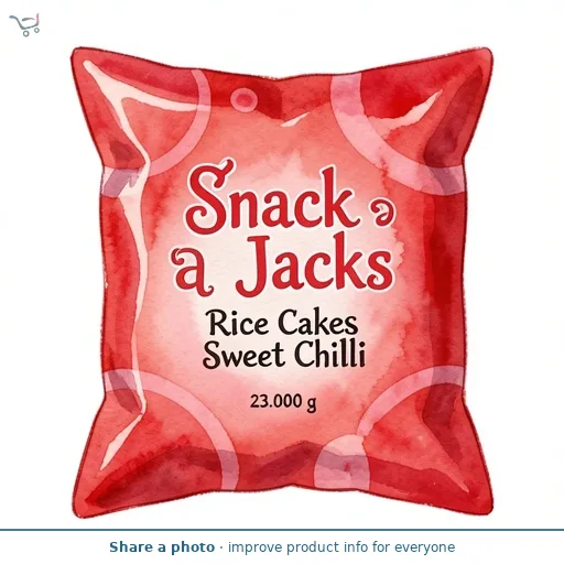 Snack a Jacks Rice Cakes Sweet Chilli 23g