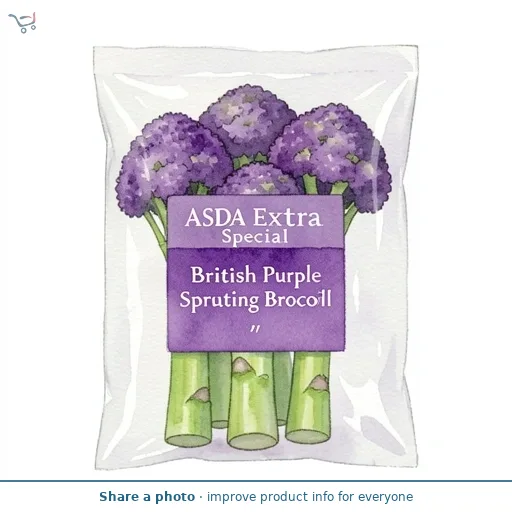 ASDA Extra Special British Purple Sprouting Broccoli
