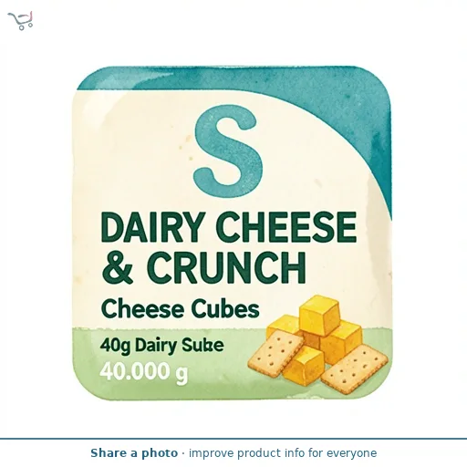 Smug 40g Dairy Cheese & Crunch Cheese Cubes
