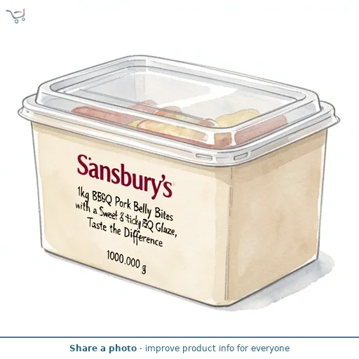 Sainsbury's 1kg BBQ Pork Belly Bites with a Sweet & Sticky BBQ Glaze, Taste the Difference
