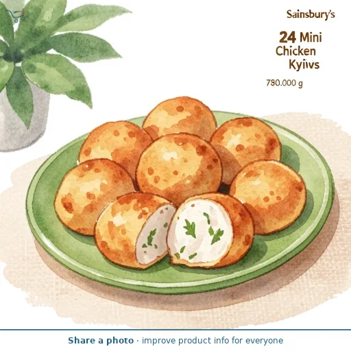Sainsbury's 24 Mini Chicken Kyivs 780g