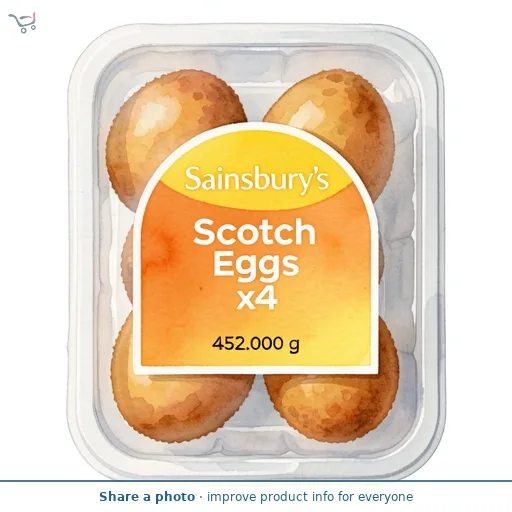 Sainsbury's Scotch Eggs x4 452g