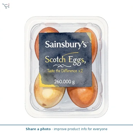 Sainsbury's Scotch Eggs, Taste the Difference x2 260g