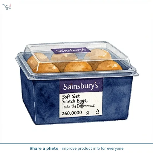 Sainsbury's Soft Set Scotch Eggs, Taste the Difference x2 260g