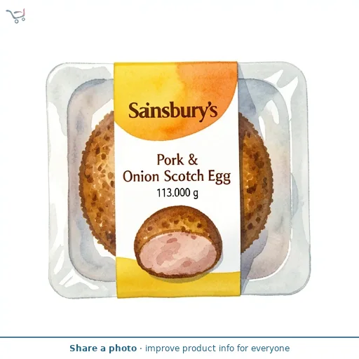 Sainsbury's Pork & Caramelised Onion Scotch Egg 113g