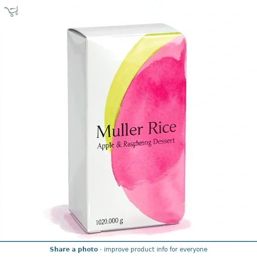 Muller Rice Apple & Raspberry Low Fat Pudding Dessert 6x170g