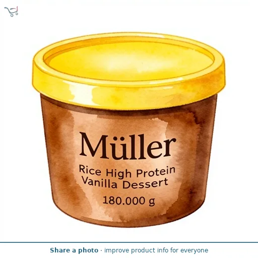 Müller Rice High Protein Vanilla Dessert 180g