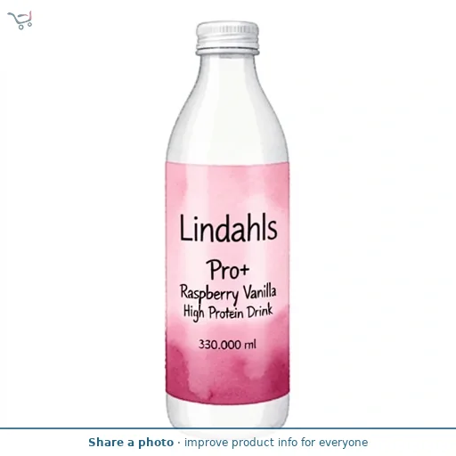Lindahls 330ml Protein + Immunity Raspberry Flavour Yoghurt