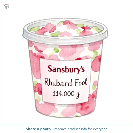 Sainsbury's Rhubarb Fool 114g