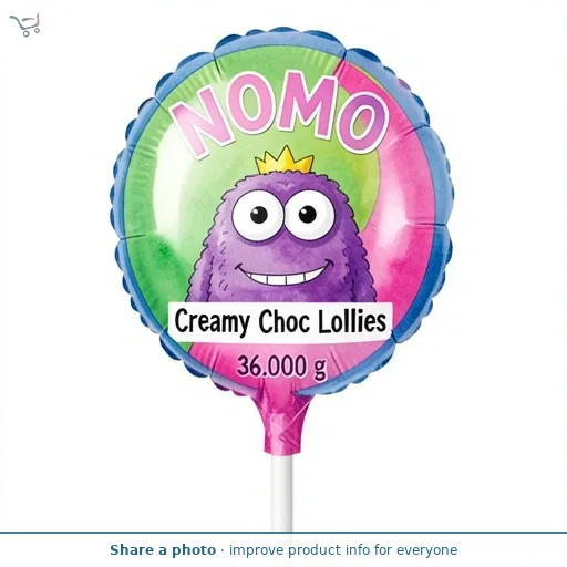 NOMO Creamy Choc Lollies 3x12g