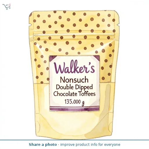Walker's Nonsuch Double Dipped Chocolate Toffees 135g